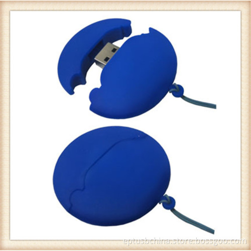 PVC Round Shape USB Flash Disk